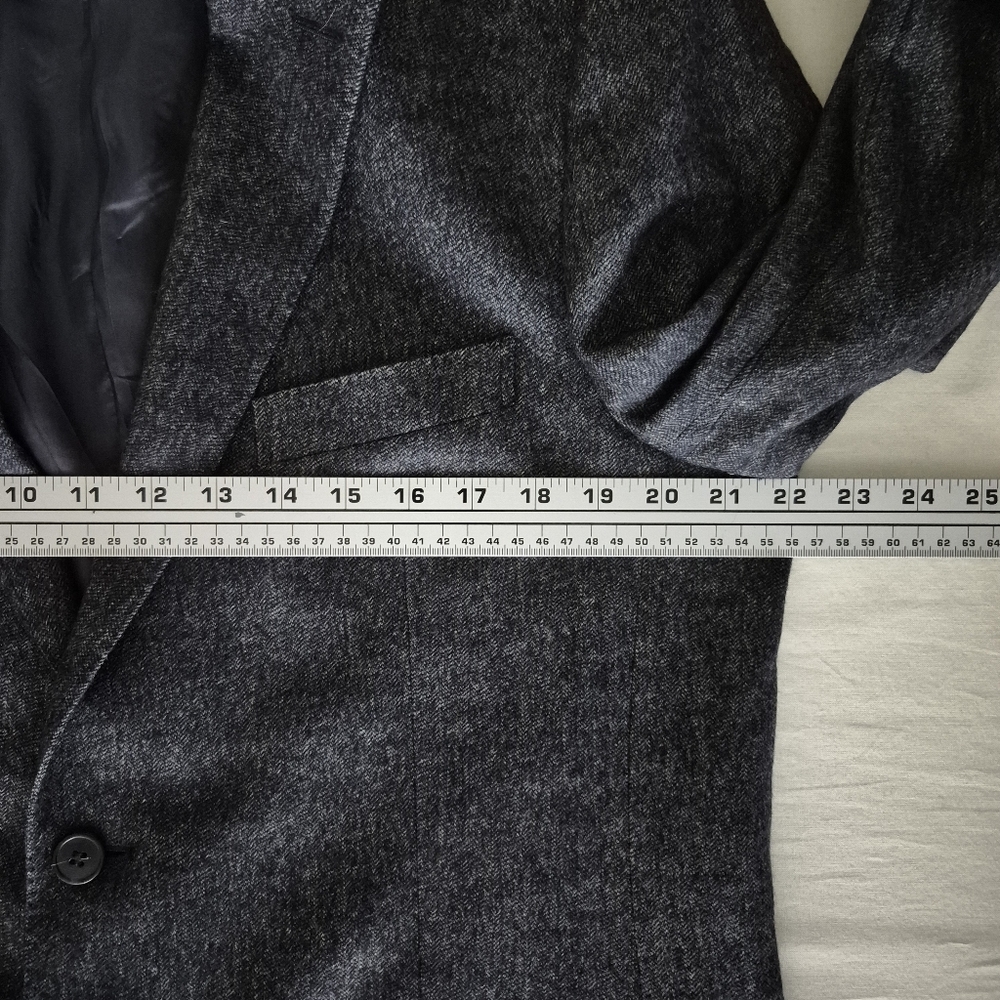 Ermenegildo "Z" Zegna Light 42L Charcoal Soft Wool Cashmere Blazer Quiet Luxury - Picture 9 of 14